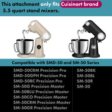 Load image into Gallery viewer, Spiral Dough Hook Replacement for Cuisinart 5.5-Quart Stand Mixer/Polished 18/8 Stainless Steel Accessories/No coating/Dishwasher Safe