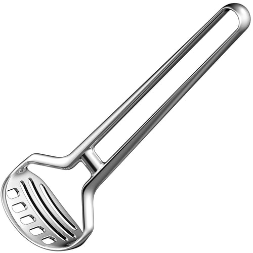 Heavy Duty Stainless Steel Potato Masher – Durable & Rustproof – Unique One-Piece Design for Quicker Mashing root vegetables, avocados, apples, beans, and nuts – 11-inch Long, Dishwasher Safe