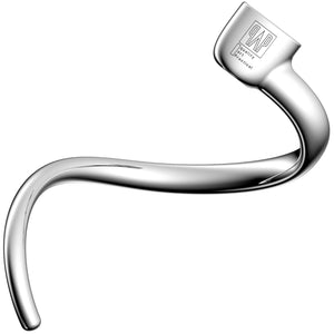 Stainless Steel Spiral Dough Hook，Accessories and Attachments for KitchenAid Mixers, Fit 6 QT Tulip Shaped Bowl