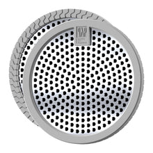Load image into Gallery viewer, 4.5inch Stainless Steel and Silicone Shower Drain hair catcher （2Pack）
